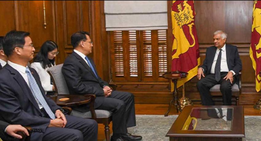 චීන කොමියුනිස්ට් පක්ෂ නියෝජිතයෝ ජනපති හමුවෙති